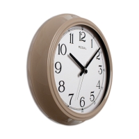 Regal Klasik Metal Duvar Saati Bej 40 Cm