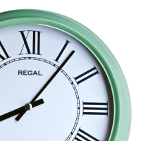 Regal Nostaljik Roma Rakam Duvar Saati Yesil 29Cm