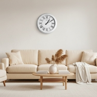 Regal Nostaljik Roma Rakam Duvar Saati Beyaz 29Cm