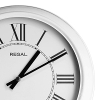Regal Nostaljik Roma Rakam Duvar Saati Beyaz 29Cm