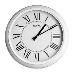 Regal Nostaljik Roma Rakam Duvar Saati Beyaz 29Cm