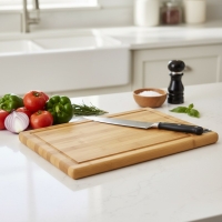 Mien Biçak Bileyicili Bambu Kesim Panosu 45X30.5X2 Cm