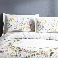 Özdilek Jardin De Flor Beyaz Çift Kisilik Nevresim Takimi