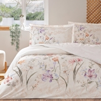 Özdilek White Lily Lila Çift Kisilik Nevresim Takimi