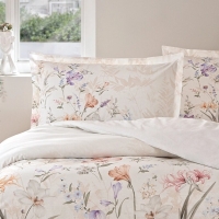 Özdilek White Lily Lila Çift Kisilik Nevresim Takimi