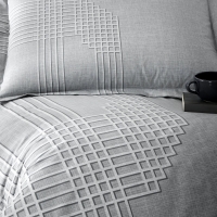 Özdilek Unique Gri Çift Kisilik Nevresim Takimi