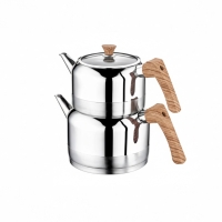 Evimsaray Doga Ahsap Miniboy Çaydanlik Takimi