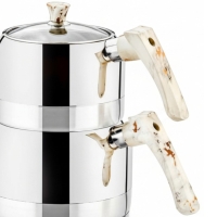 Evimsaray Doga Mermer Aile Boyu Çaydanlik Takimi