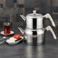 Evimsaray Doga Mermer Aile Boyu Çaydanlik Takimi