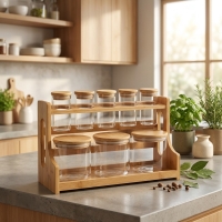 Gönül 8 Li Standli Cam Baharatlik