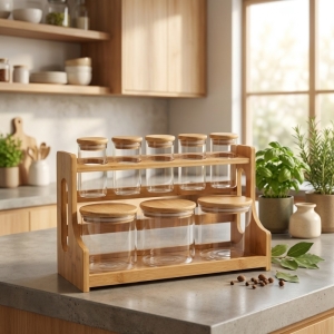 Gönül 8 Li Standli Cam Baharatlik