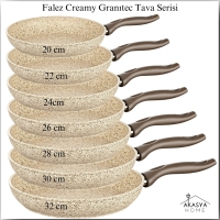 Falez Creamy Granitec 24 Cm Tava Cre3025