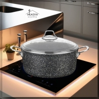 Falez Black Line 28 Cm Derin Granit Tencere Bln3032