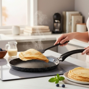 Falez Black Line 24Cm Krep Tava Bln3033