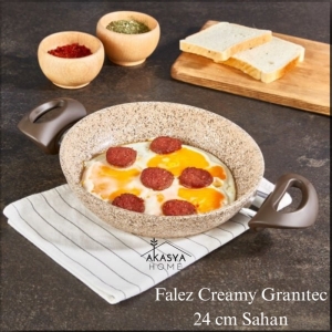 Falez Creamy Granitec 24 Cm Sahan Cre1021