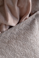 Çift Kişilik Alberta Blush Nevresimli Yatak Örtülü Battaniyeli Set