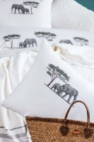 Çift Kişilik Aleph White Timeless Yatak Örtüsü Nevresim Prime Set