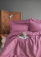 Çift Kişilik Bambu Nevresim Takımı Ellie Violet