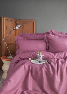 Çift Kişilik Bambu Nevresim Takımı Ellie Violet