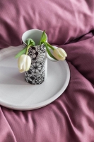 Çift Kişilik Bambu Nevresim Takımı Ellie Violet