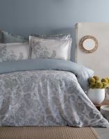 Çift Kişilik Berta İndigo Elegance Saten Nevresim Takımı