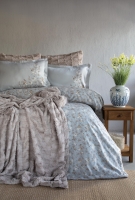 Çift Kişilik Briella Vizon Yatak Örtülü Nevresim Set