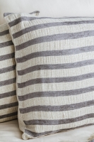 Çift Kişilik Brulee Gray Keten Yatak Örtüsü Seti