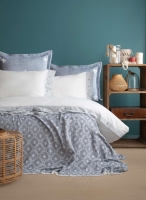 Çift Kişilik Florans Pamuk Yatak Örtüsü Nevresim Seti