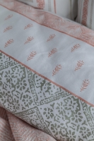 Çift Kişilik Florantine Adaçayı Timeless Nevresim Yatak Örtüsü