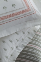 Çift Kişilik Florantine Adaçayı Timeless Nevresim Yatak Örtüsü