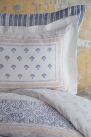 Çift Kişilik Florantine Blue Timeless Nevresim Yatak Örtüsü