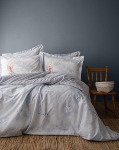 Çift Kişilik Jonathan Mavi Nevresim Takımı