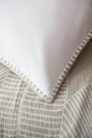 Çift Kişilik June Adaçayı Müslin Yatak Örtülü Nevresimli Pike Takımı