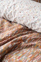 Çift Kişilik Leros Terracota Nevresim Takımı