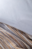 Çift Kişilik Lizbon Gri Yatak Örtülü Nevresimli Set