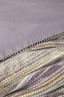 Çift Kişilik Lizbon Lila Yatak Örtülü Nevresimli Set