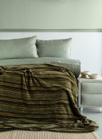 Çift Kişilik Lizbon Olive Yatak Örtülü Nevresimli Set