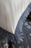 Çift Kişilik Marbella İndigo Yatak Örtüsü Takımı