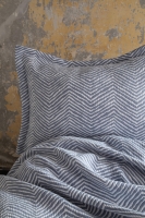 Çift Kişilik Marty İndigo Yatak Örtüsü Seti