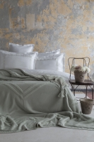 Çift Kişilik Moneda Adaçayı Yatak Örtüsü Nevresim Seti