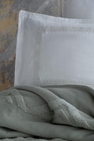 Çift Kişilik Moneda Adaçayı Yatak Örtüsü Nevresim Seti