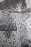 Çift Kişilik Neris Bej Nevresimli Yatak Örtülü Battaniyeli Set