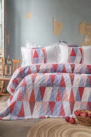 ÇİFT KİŞİLİK NEVRESİM TAKIMI MARIEL RED - NEVRESIM