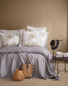 Çift Kişilik Noble Gri Bambu Pike Takımı