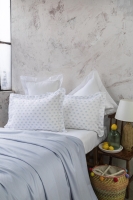 Çift Kişilik Oliver Blue Bambu Pike Seti