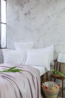 Çift Kişilik Oliver Violet Bambu Pike Seti