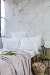 Çift Kişilik Oliver Violet Bambu Pike Seti