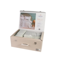 Çift Kişilik Omari Adaçayı Timeless Yatak Örtüsü Nevresim Prime Set