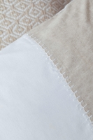 Çift Kişilik Omari Bej Timeless Yatak Örtüsü Nevresim Prime Set