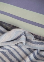 Çift Kişilik Pisagor İndigo Timeless Yatak Örtüsü Nevresim Prime Set